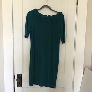 Taylor Teal Sheath dress 8